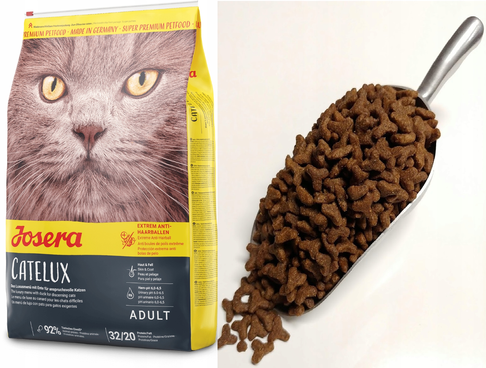غذا خشک گربه جوسرا مدل کتلوکس وزن 1 کیلوگرم ( بسته بندی در زیپ کیپ پت شاپ لئو )