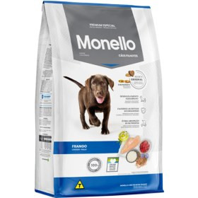 غذا خشک سگ پاپی مونلو با طعم میکس همراه تشویقی وزن 1 کیلوگرم ( بسته بندی در زیپ کیپ پت شاپ لئو )