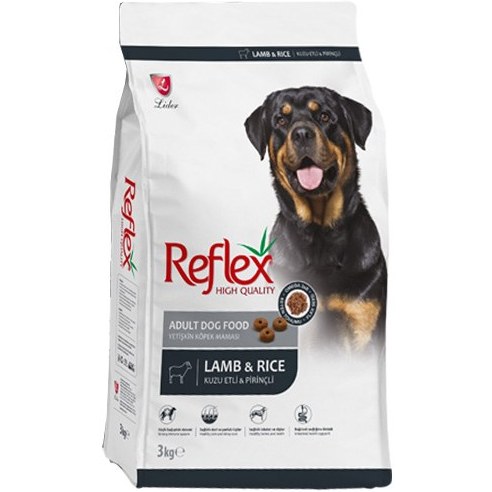 غذای خشک سگ رفلکس طعم بره و برنج وزن 1 کیلوگرم ( بسته بندی در زیپ کیپ پت شاپ لئو )