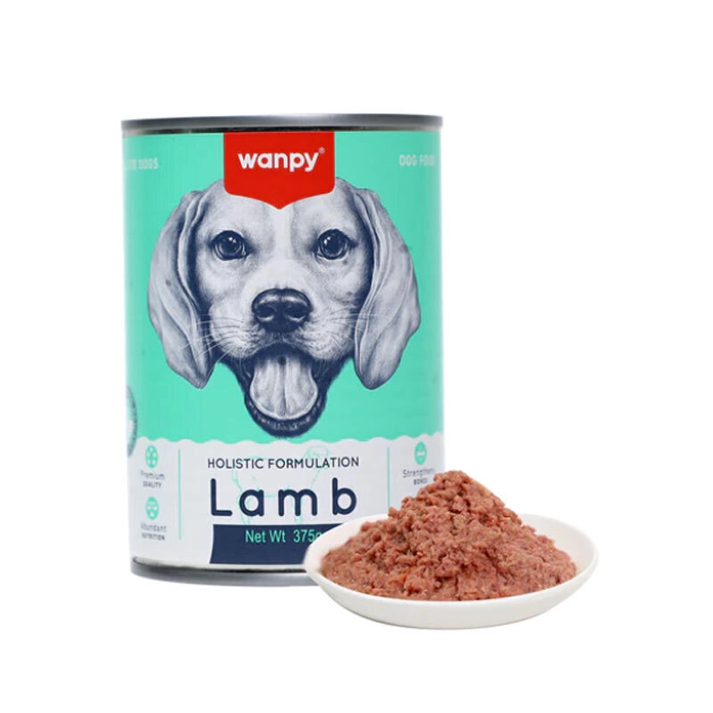 تصویر کنسرو سگ ونپی طعم بره Wanpy Premium Dog Canned Food Lamb