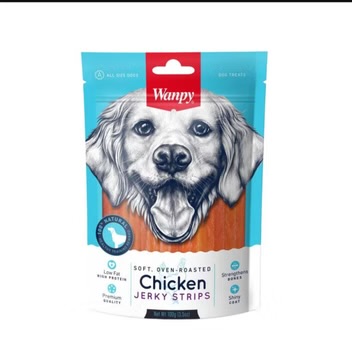 تشویقی سگ ونپی مدل Chicken Jerky Bars وزن 100 گرم