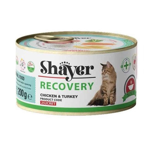 سوپ ریکاوری مرغ و بوقلمون شایر گربه 2۰۰ گرمی